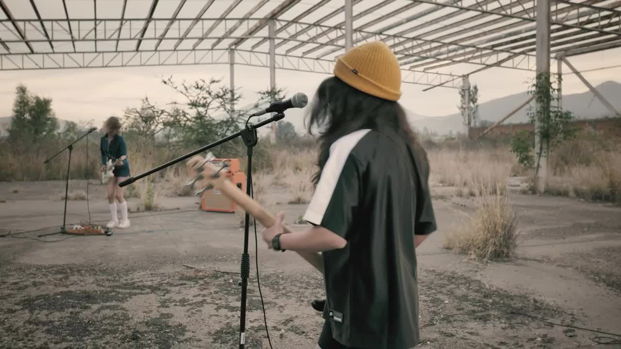 Stock Footage Young Women From A Band Playing Wildly Live Wallpaper Free