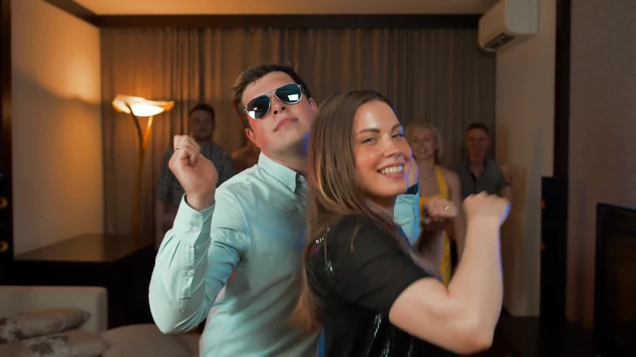 Stock Footage Young People Dancing Intensely Live Wallpaper Free