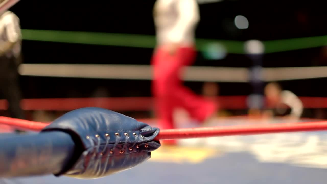 Stock Footage Wrestling Ring With Fighters Live Wallpaper Free