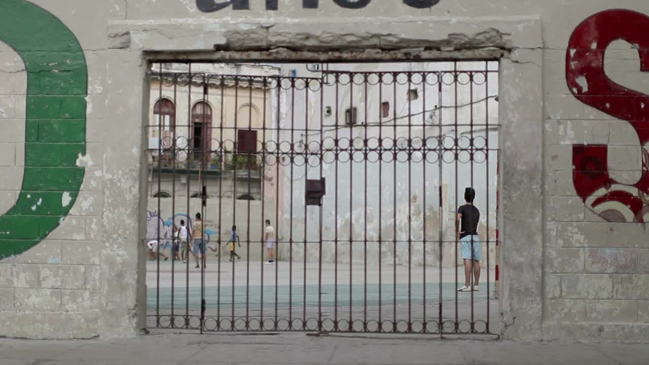 Stock Footage Young People Playing Soccer In A Playground Live Wallpaper Free