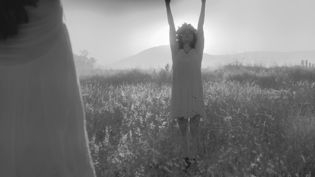 Stock Footage Women Doing A Ritual In The Countryside Live Wallpaper Free