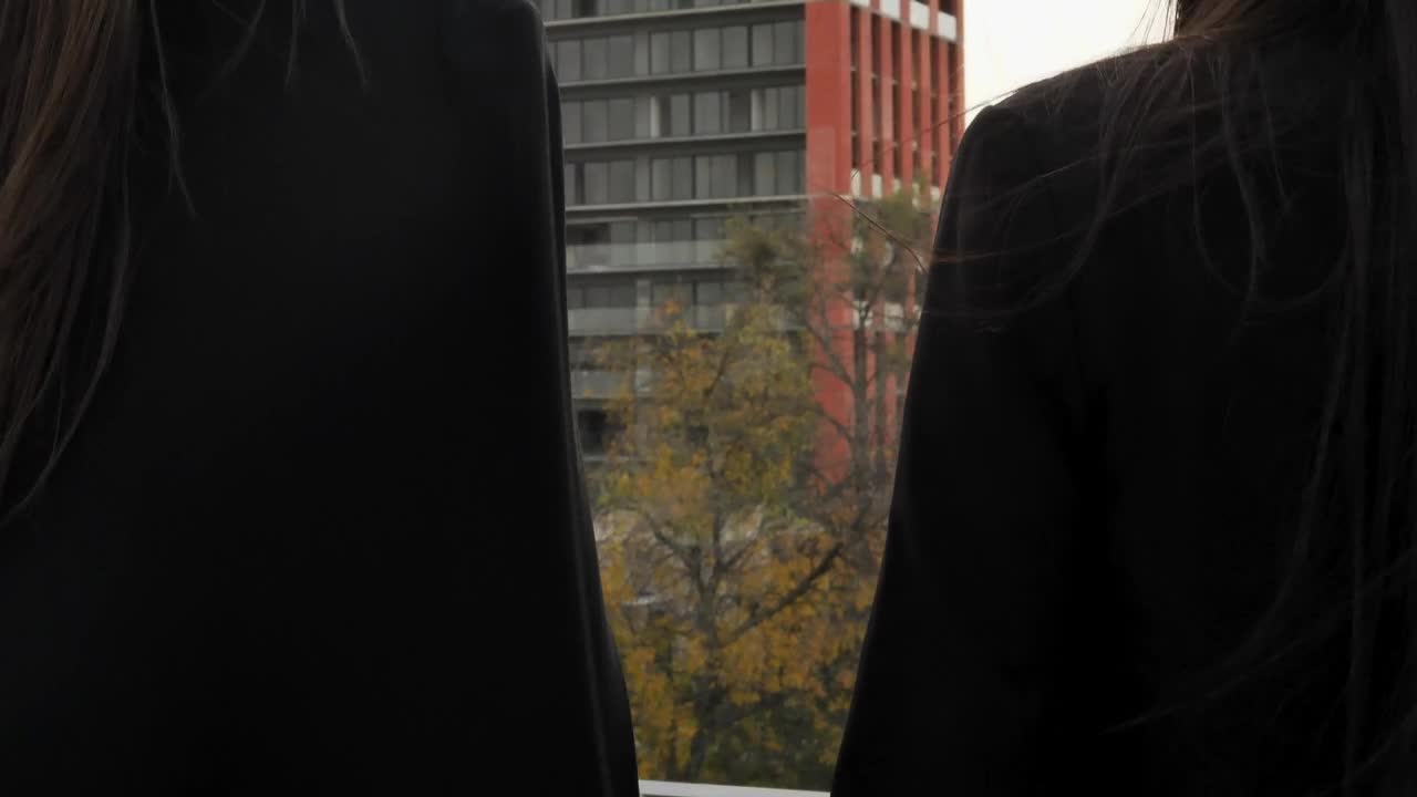 Stock Footage Women Smile On A Rooftop Live Wallpaper Free