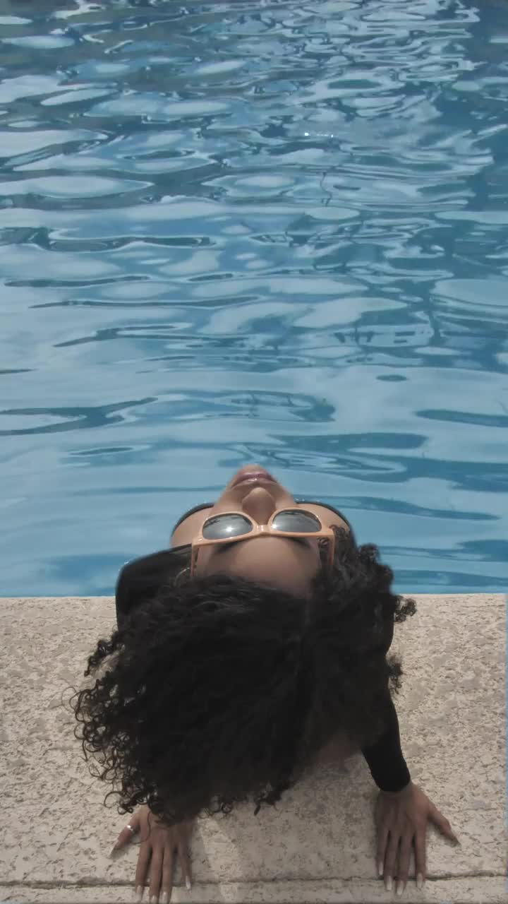 Stock Footage Woman Enjoying Sunbathing Live Wallpaper Free