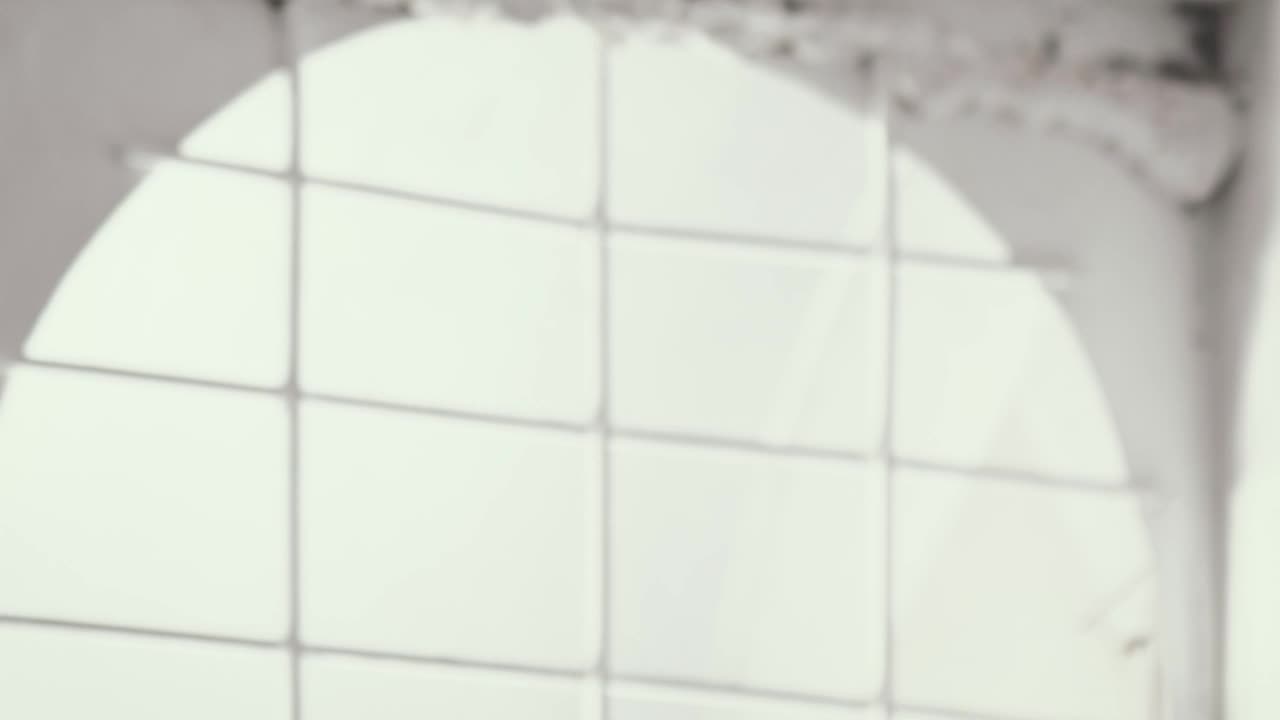 Stock Footage Woman Stretching In Front Of Window Close Up Live Wallpaper Free