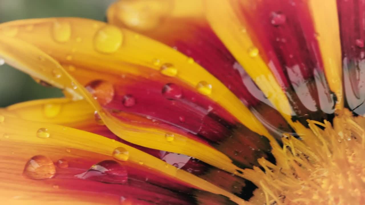 Stock Footage Yellow Flower Macro Close Up Live Wallpaper Free