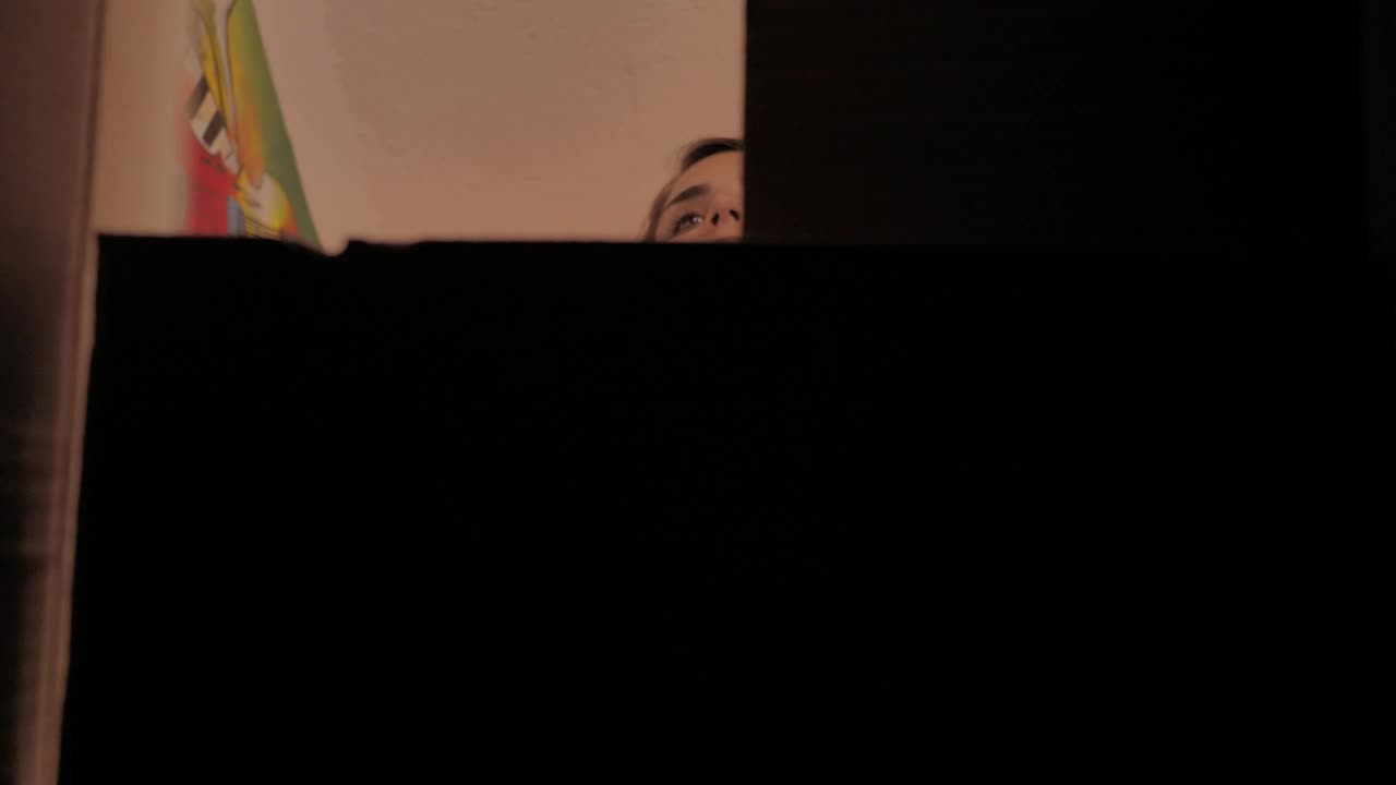 Stock Footage Woman Opens A Box Live Wallpaper Free