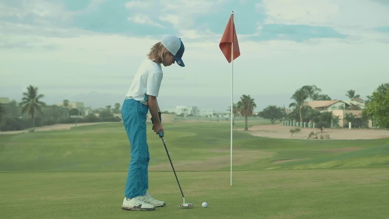 Stock Footage Young Boy Golfing Live Wallpaper Free