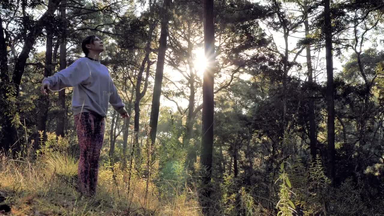 Stock Footage Woman Doing Stretching Exercises Live Wallpaper Free