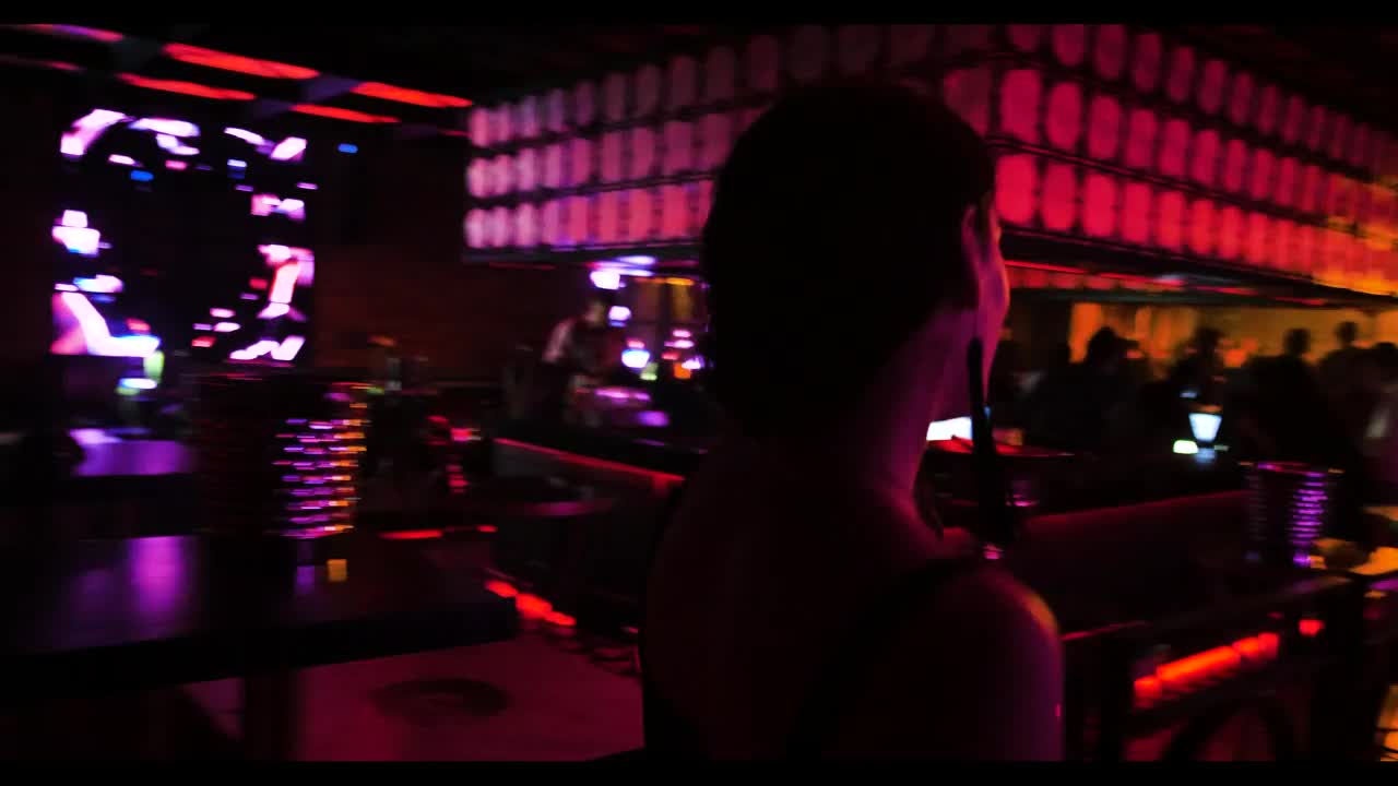 Stock Footage Woman Having Fun At A Nightclub Live Wallpaper Free