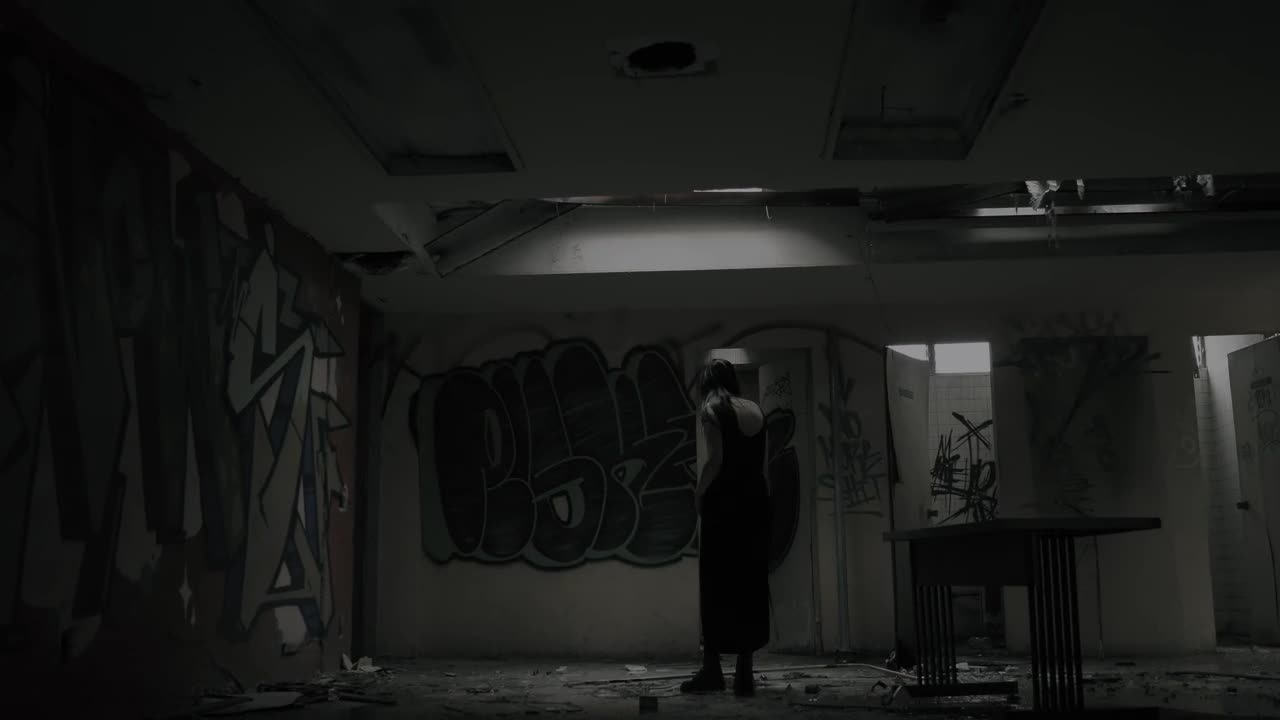 Stock Footage Zombie At An Abandoned Building Live Wallpaper Free