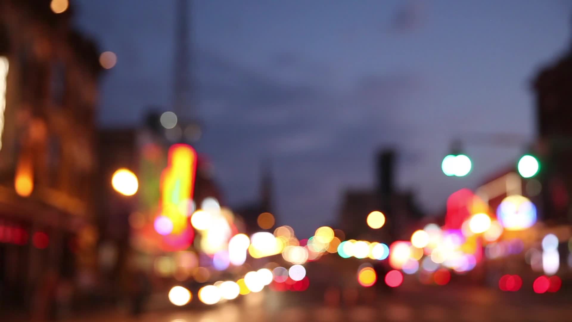Ree Video Bokeh Street Scene Night Video Live Wallpaper