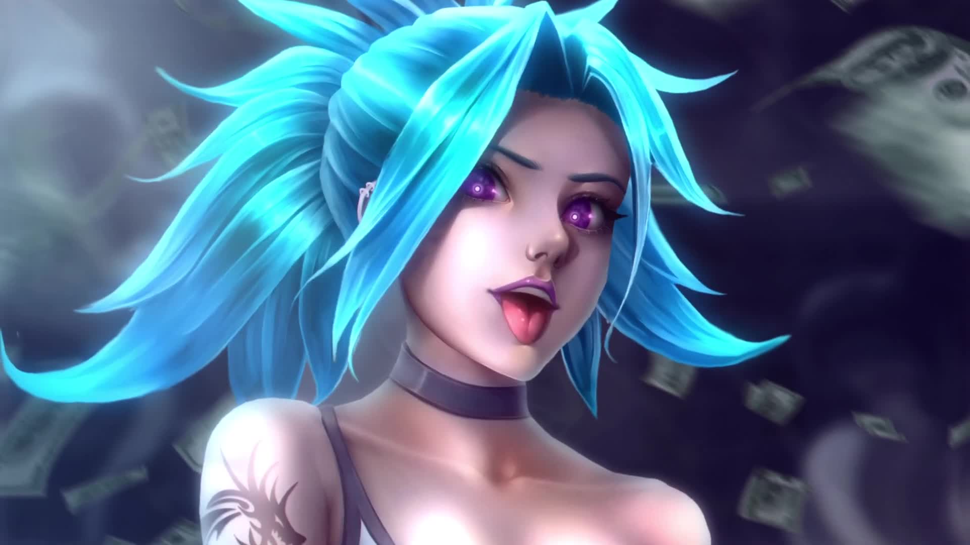 Girl Bank Robbery Live Wallpaper For PC