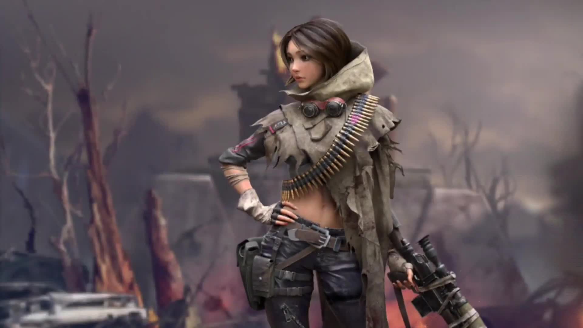 Cool Free Sniper Girl Live Wallpaper No Copyright