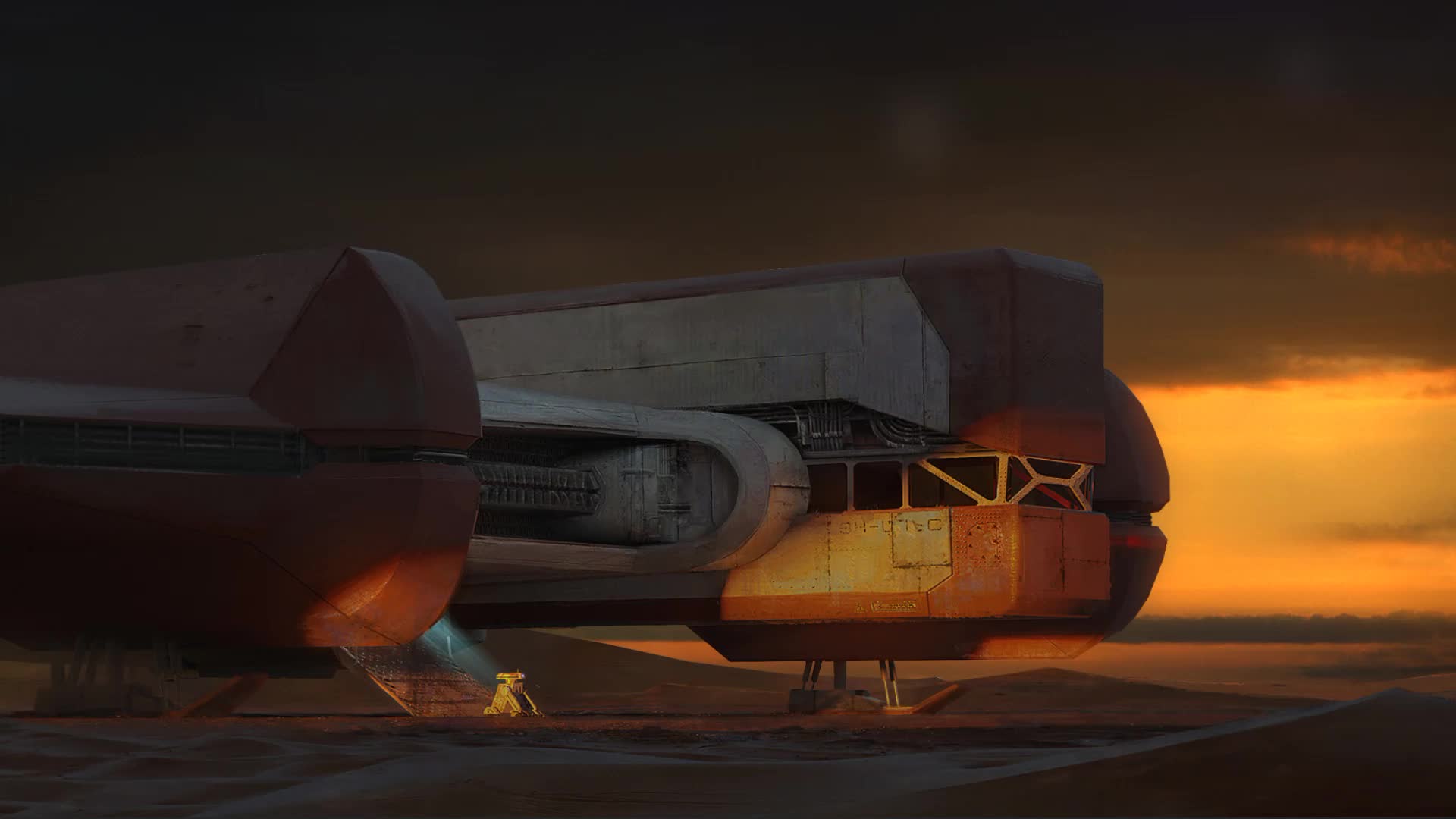 Ebon Hawk Star Wars Knights of The Old Republic Live Wallpaper