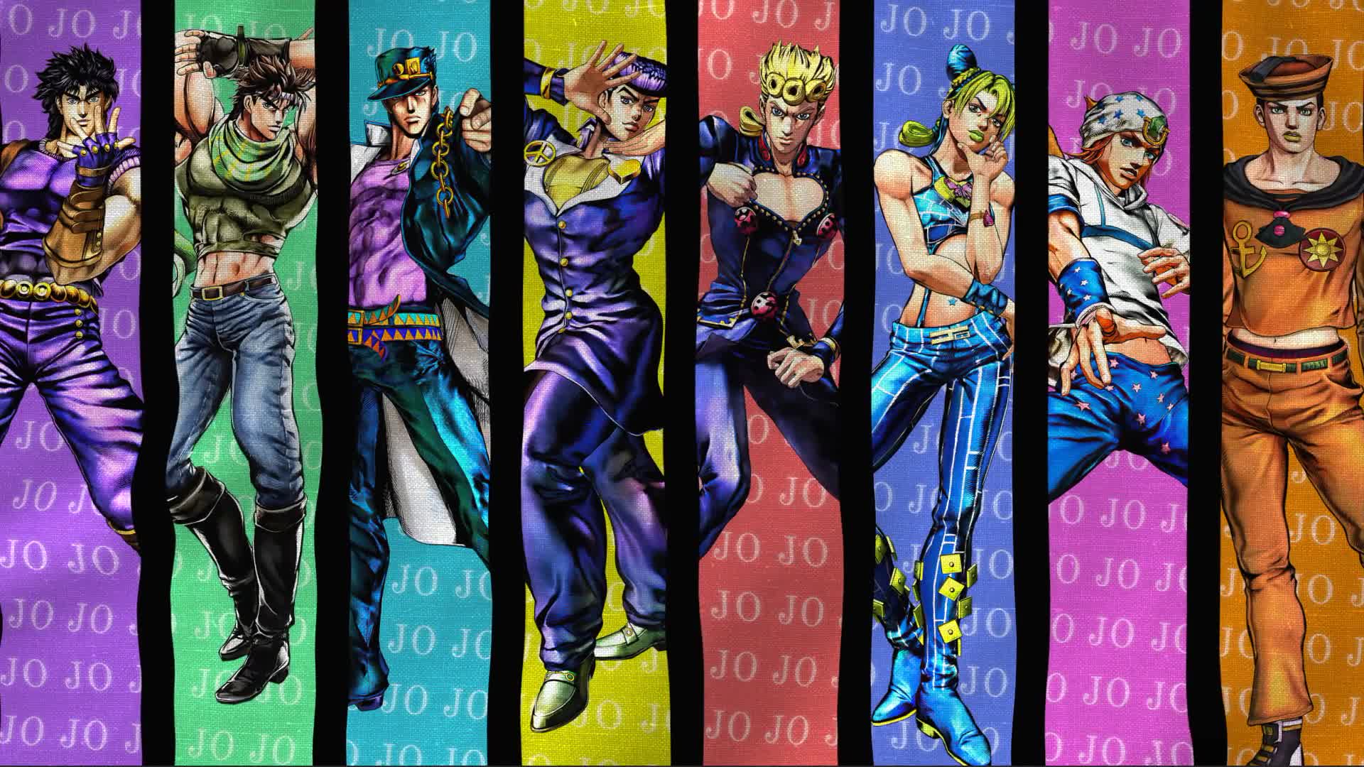 All Jojos Flag Live Wallpaper Anime