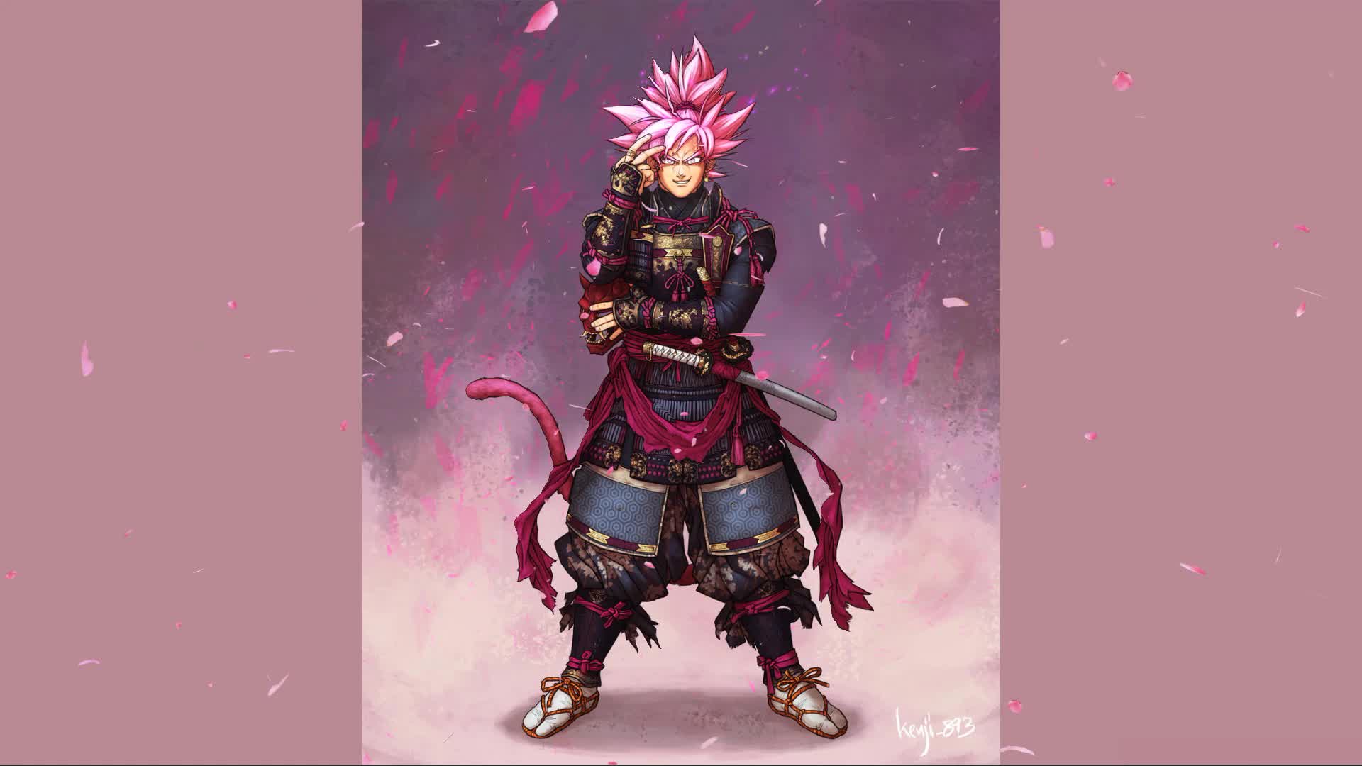 Goku Black Rose Samurai Live Wallpaper Anime
