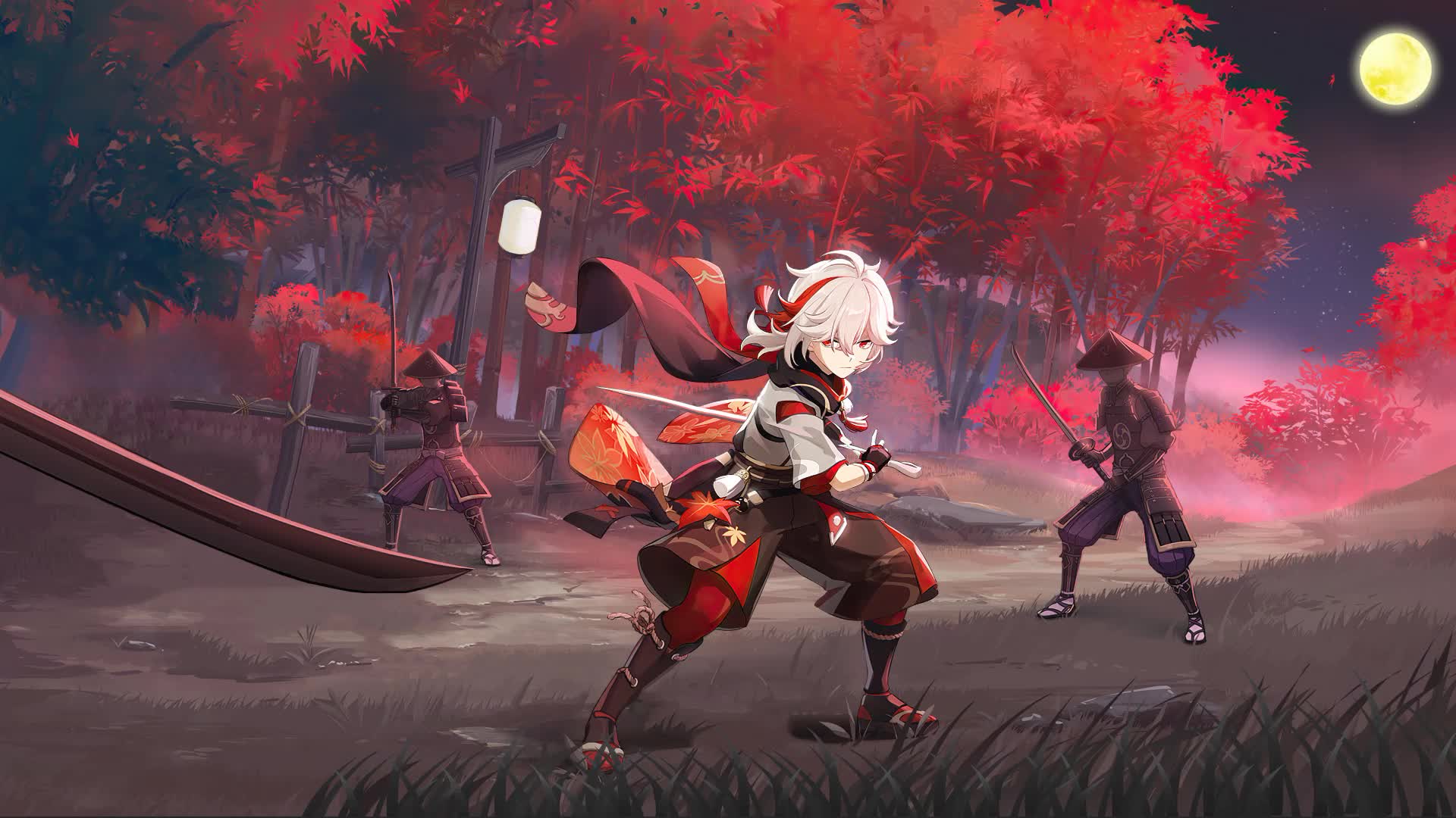 Kaedehara Kazuha Genshin Impact Live Wallpaper Anime