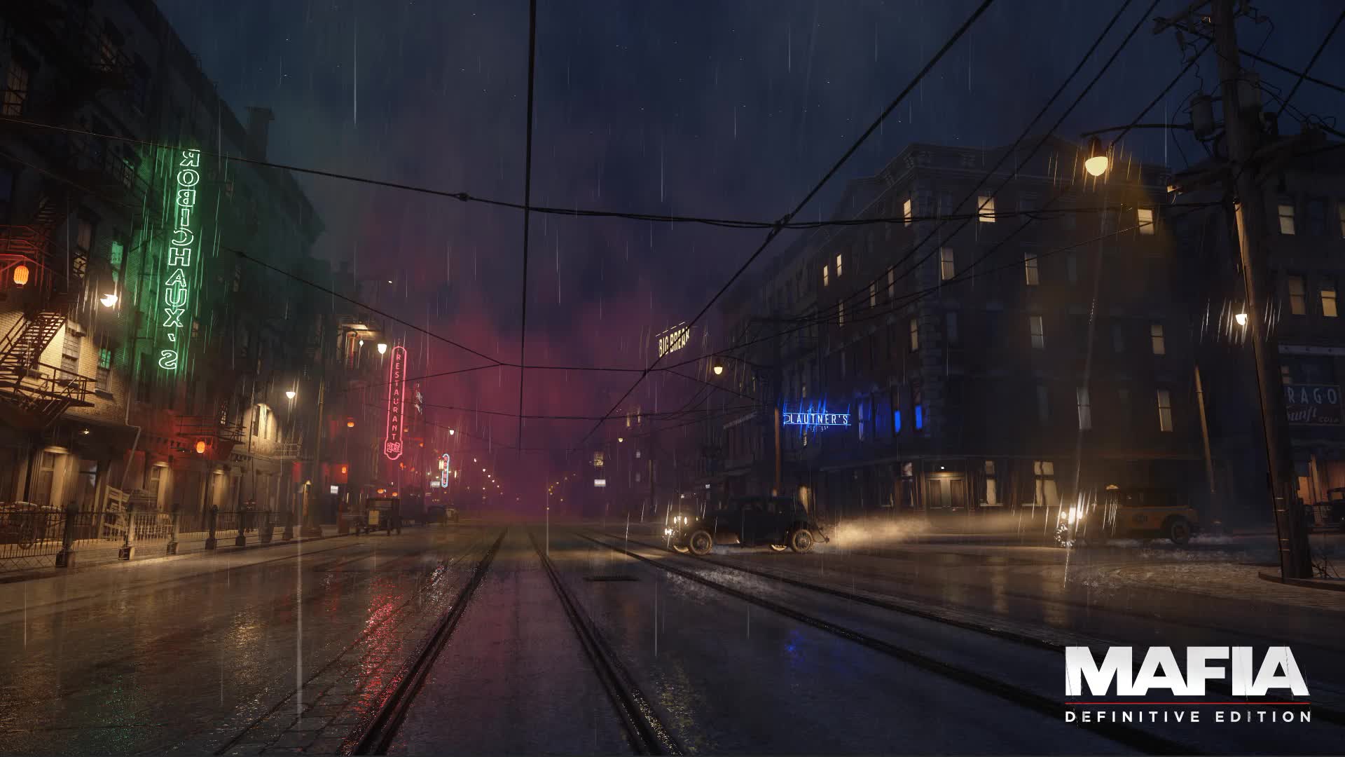 Mafia Game Rain Live Wallpaper