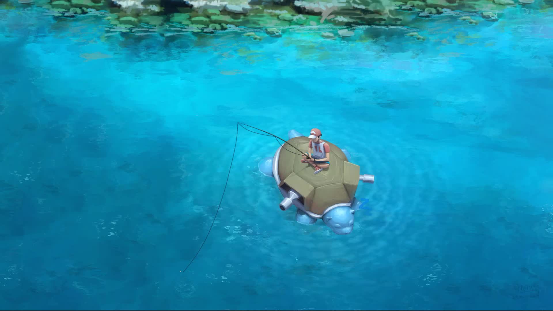 Pokemon Fishing Live Wallpaper