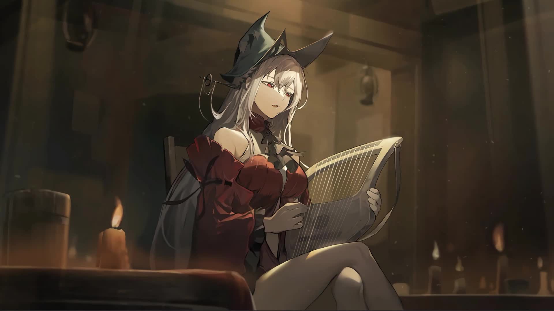 Sad Musician Anime Live Wallpaper for PC