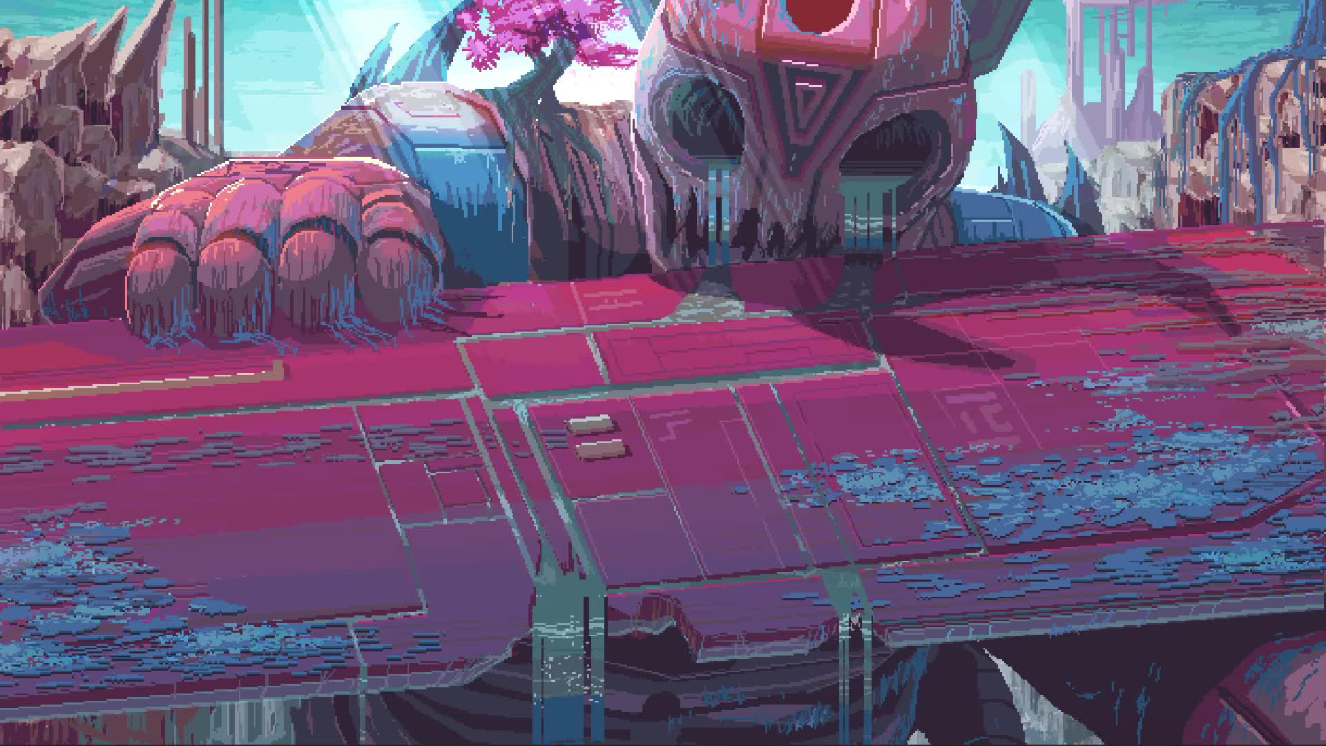 Pixel Art Hyper Light Drift Live Wallpaper