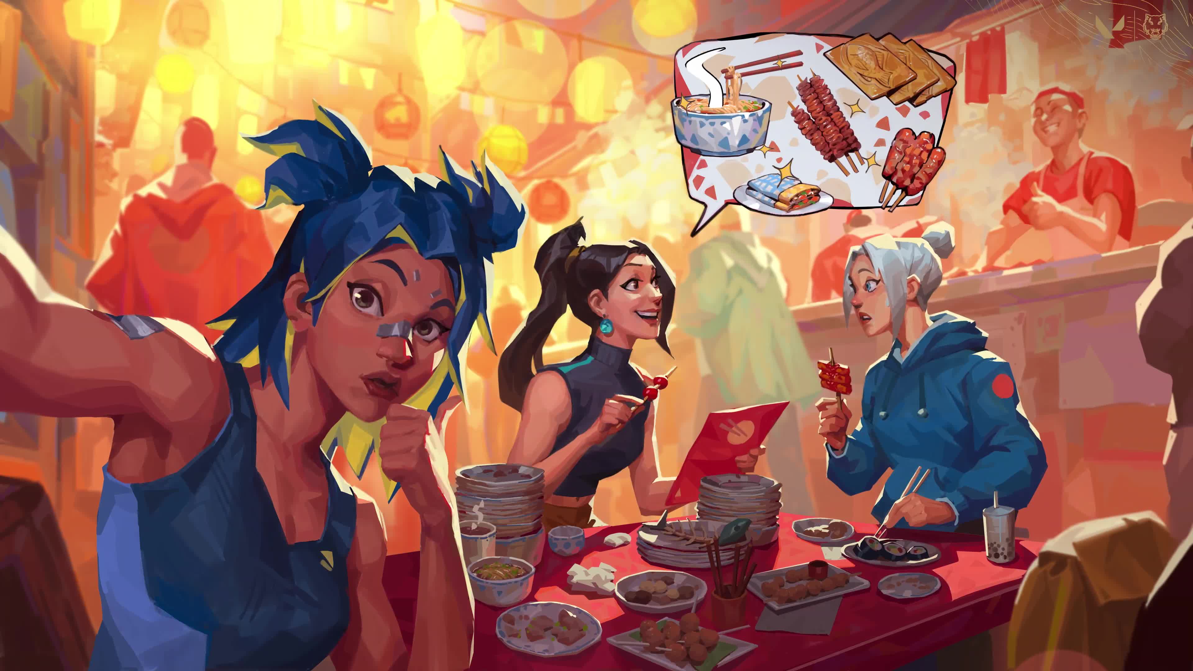 Valorant LNY Sage Night Market Live Wallpaper