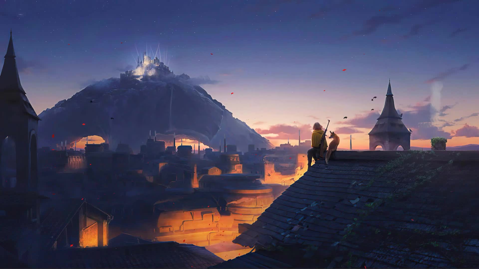 Festival of he Eternal City Live Wallpaper