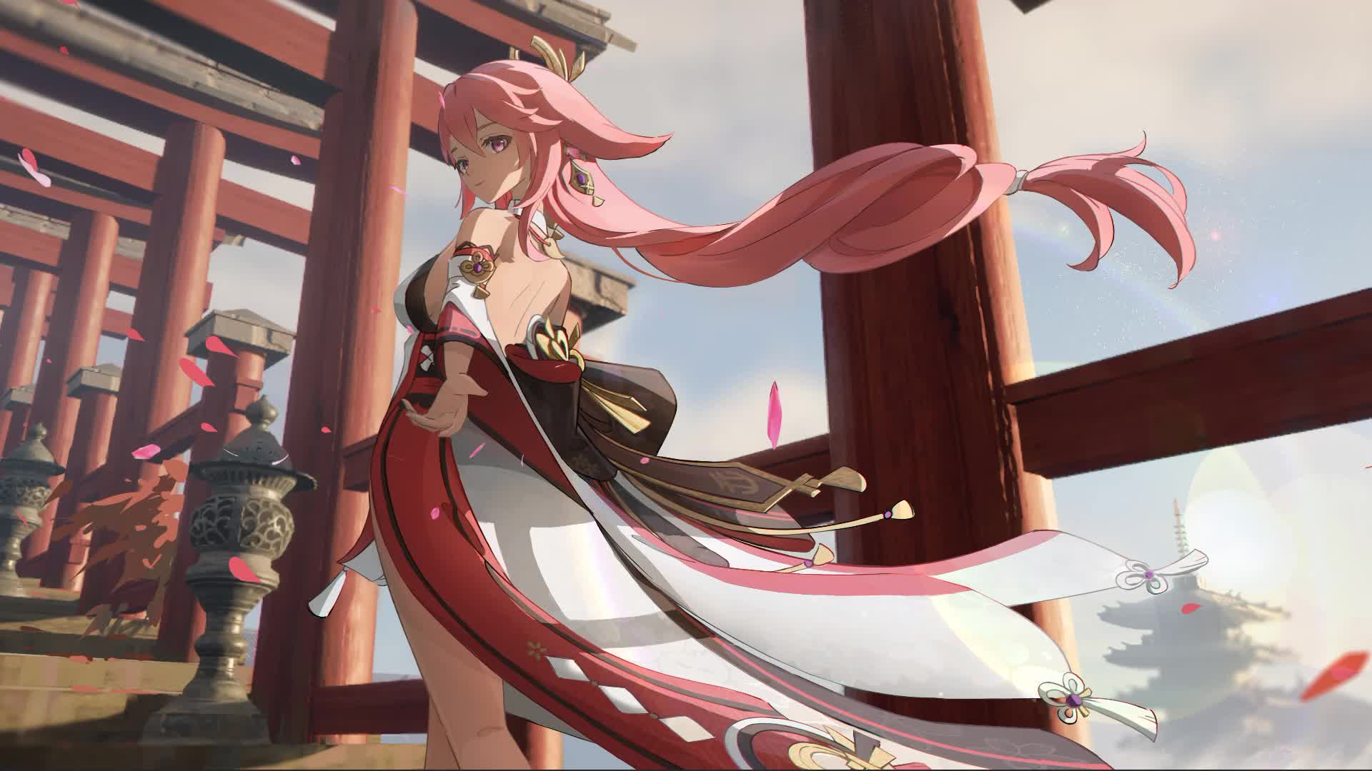 GI Guuji Yae Live Wallpaper