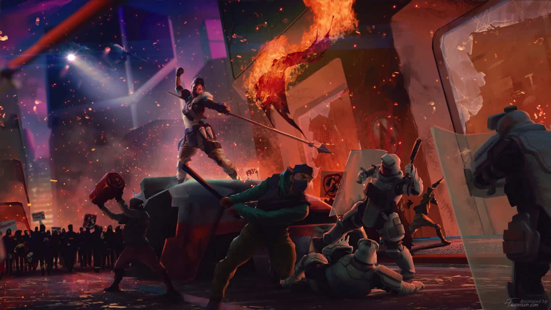 Mad Maggie Apex Legends Fond Ecran Danimation