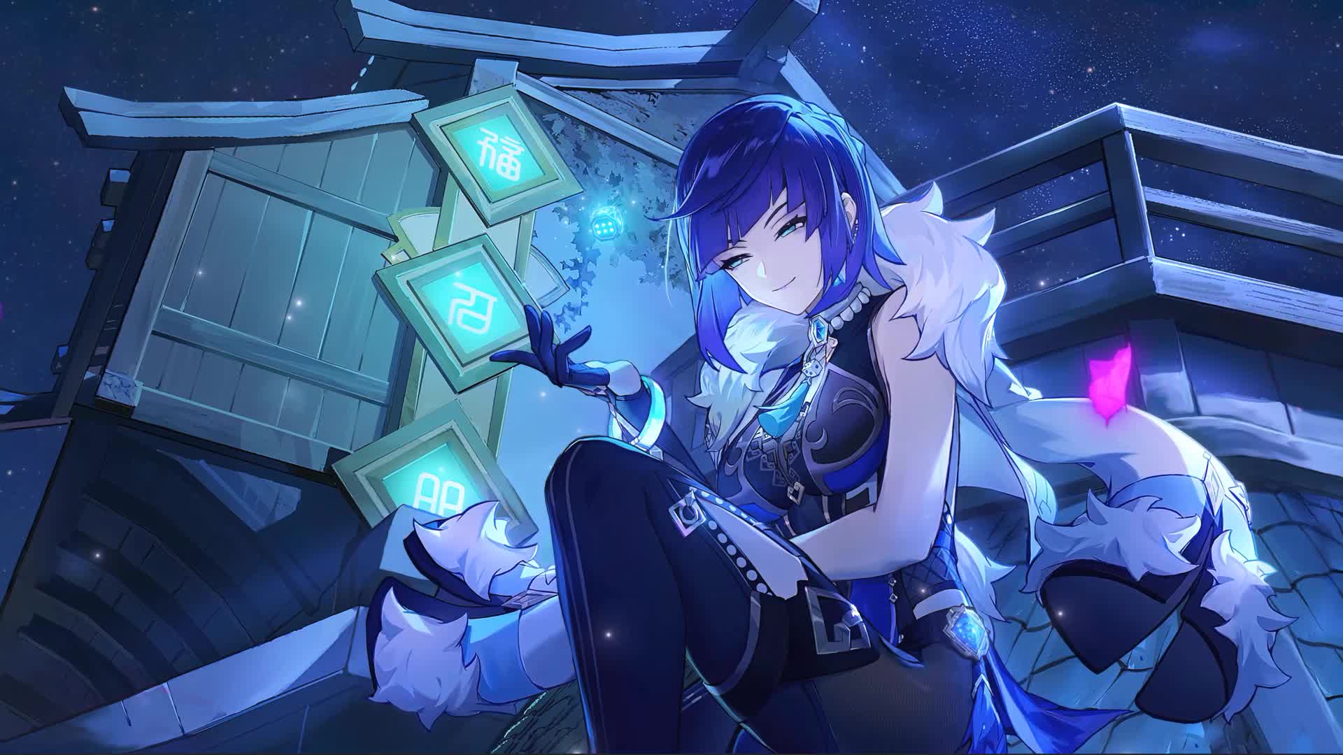 Yelan Anime Genshin Impact Live Wallpaper for PC