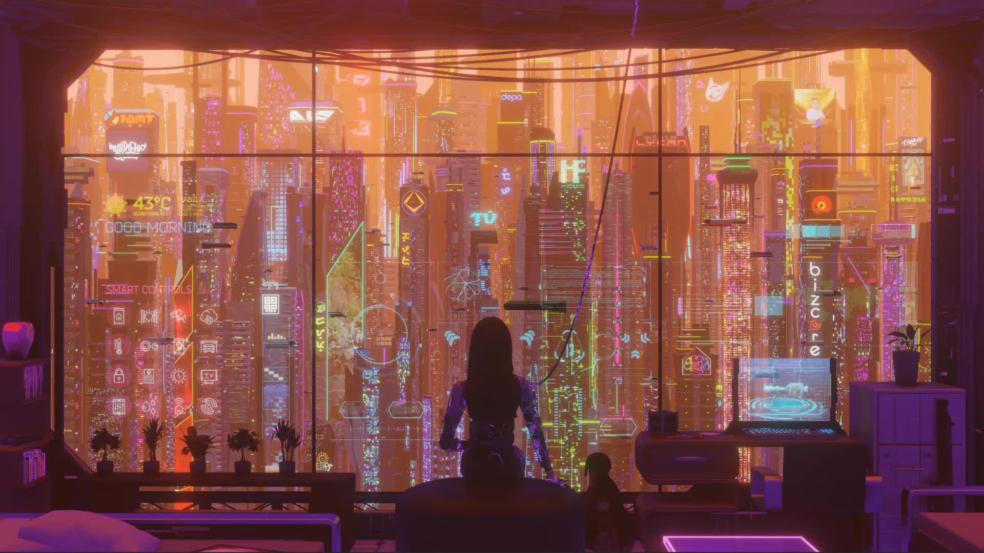 Future Morning Sunshine Live Wallpaper