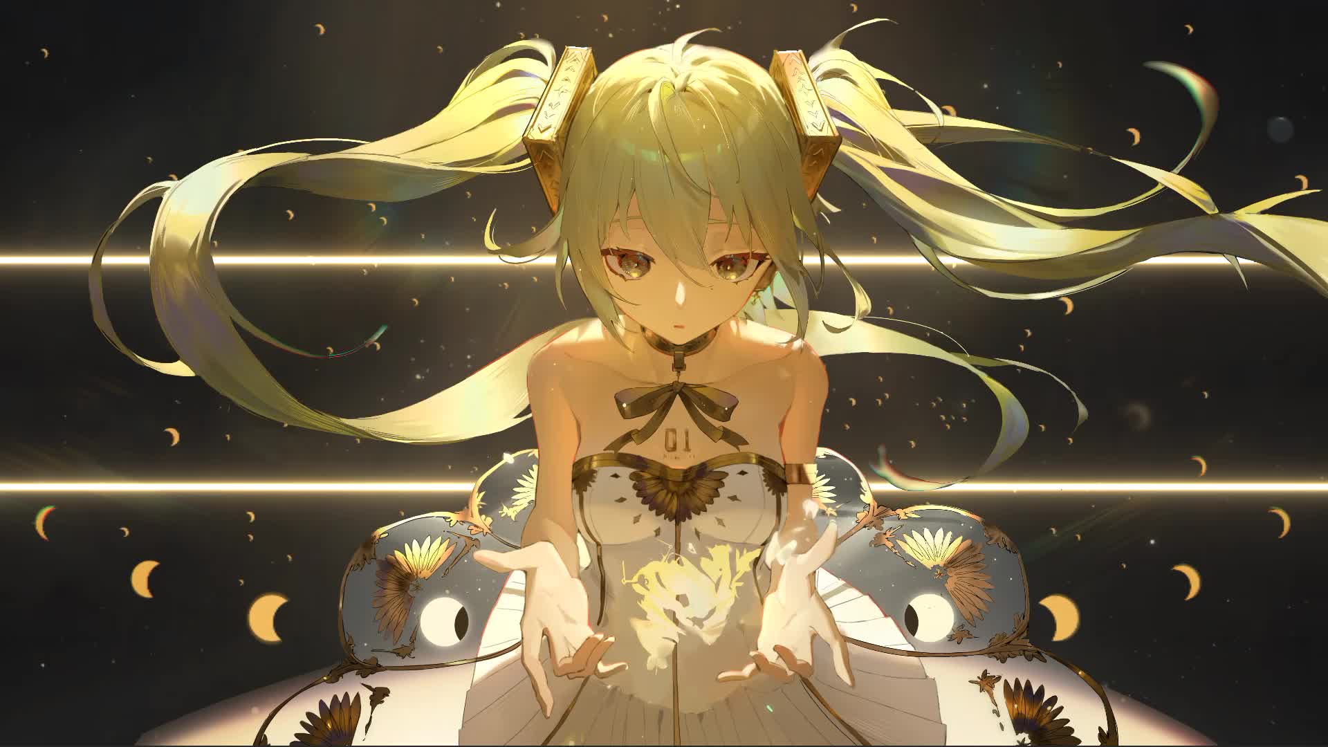 Hatsune Miku Yellow Live Wallpaper