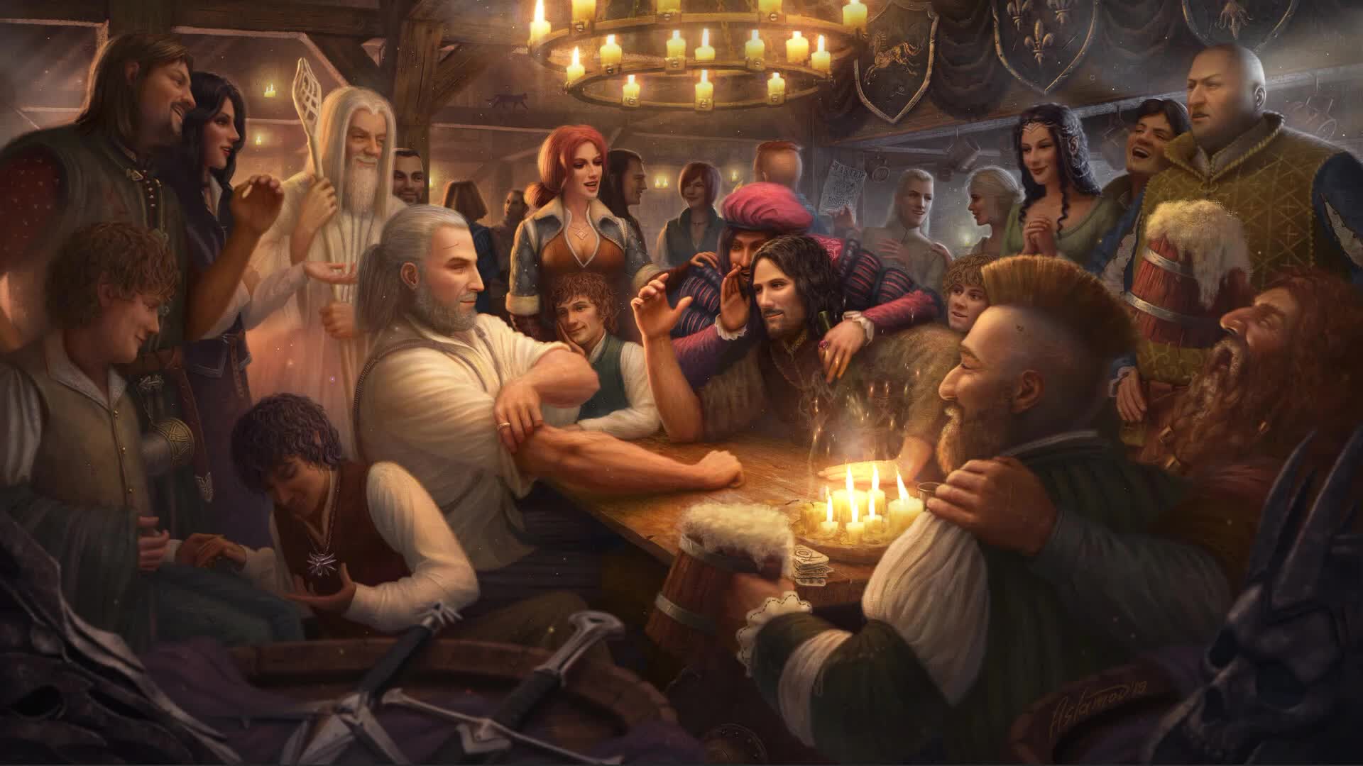 Witcher & The Lord of the Rings Live Wallpaper