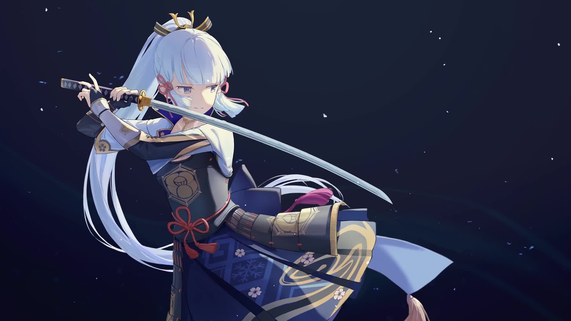 Windows Ayaka Genshin Impact Live Wallpaper