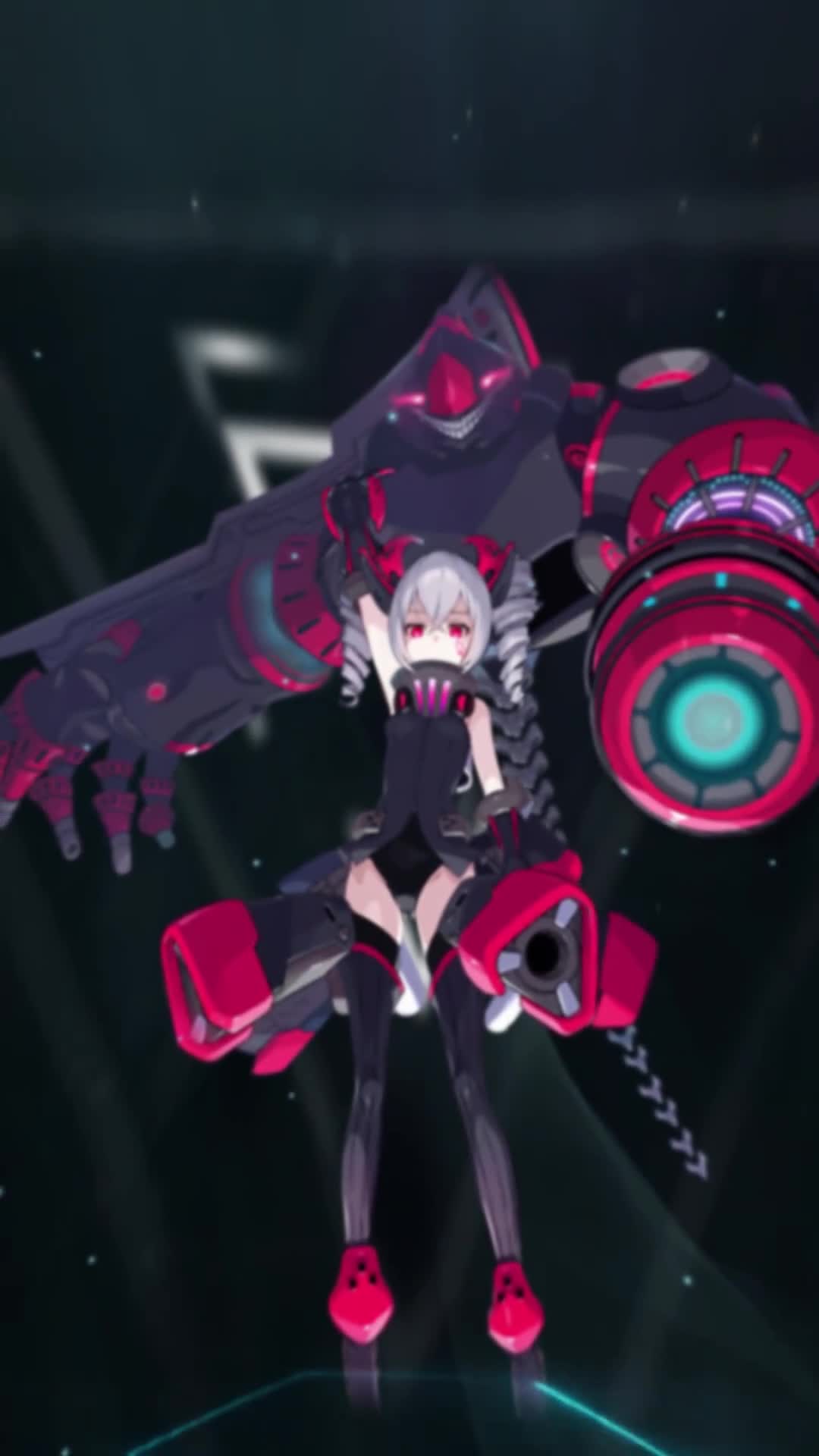 Genshin Impact Bronya Anime Dark Red Live Phone Wallpaper