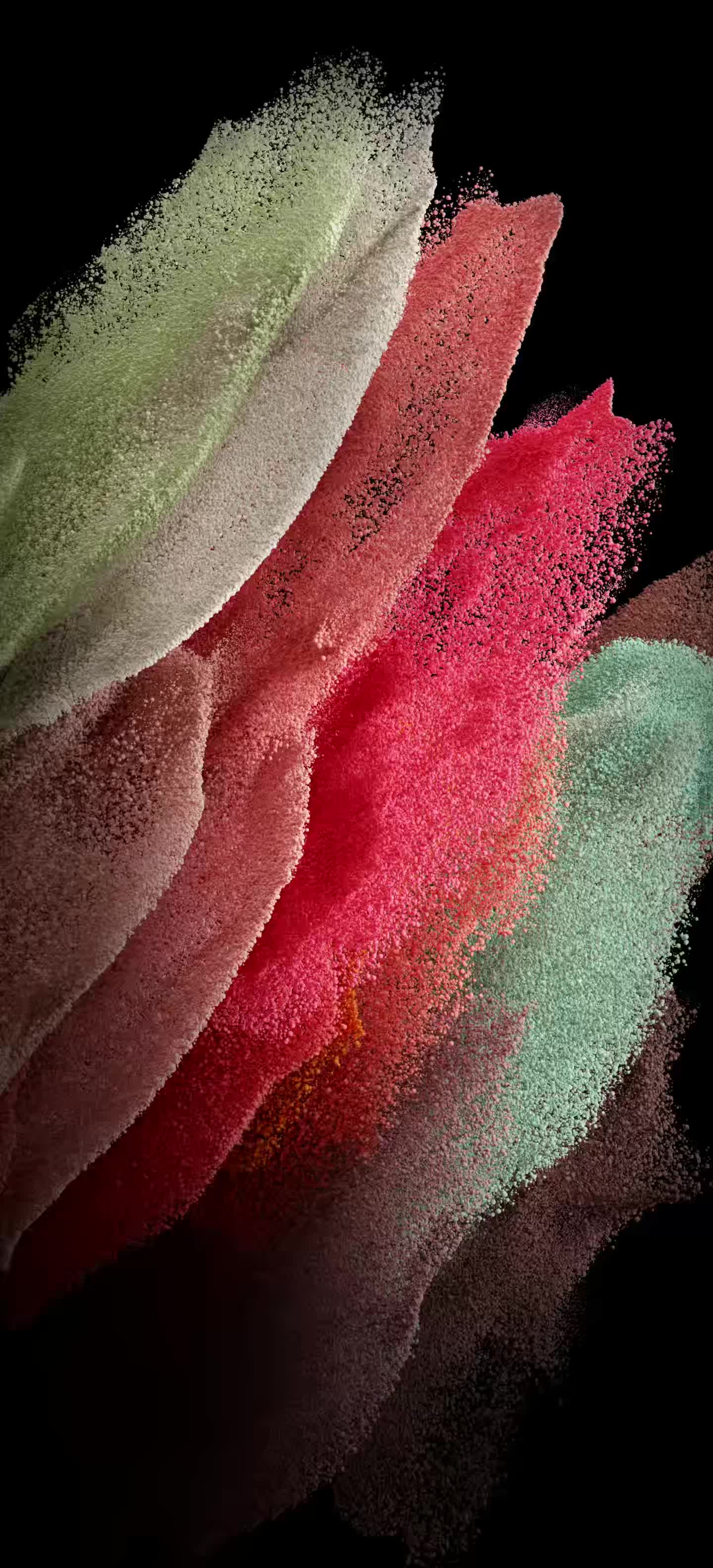 Red Green Brown Samsung Galaxy S21 Phone 4K Live Wallpaper