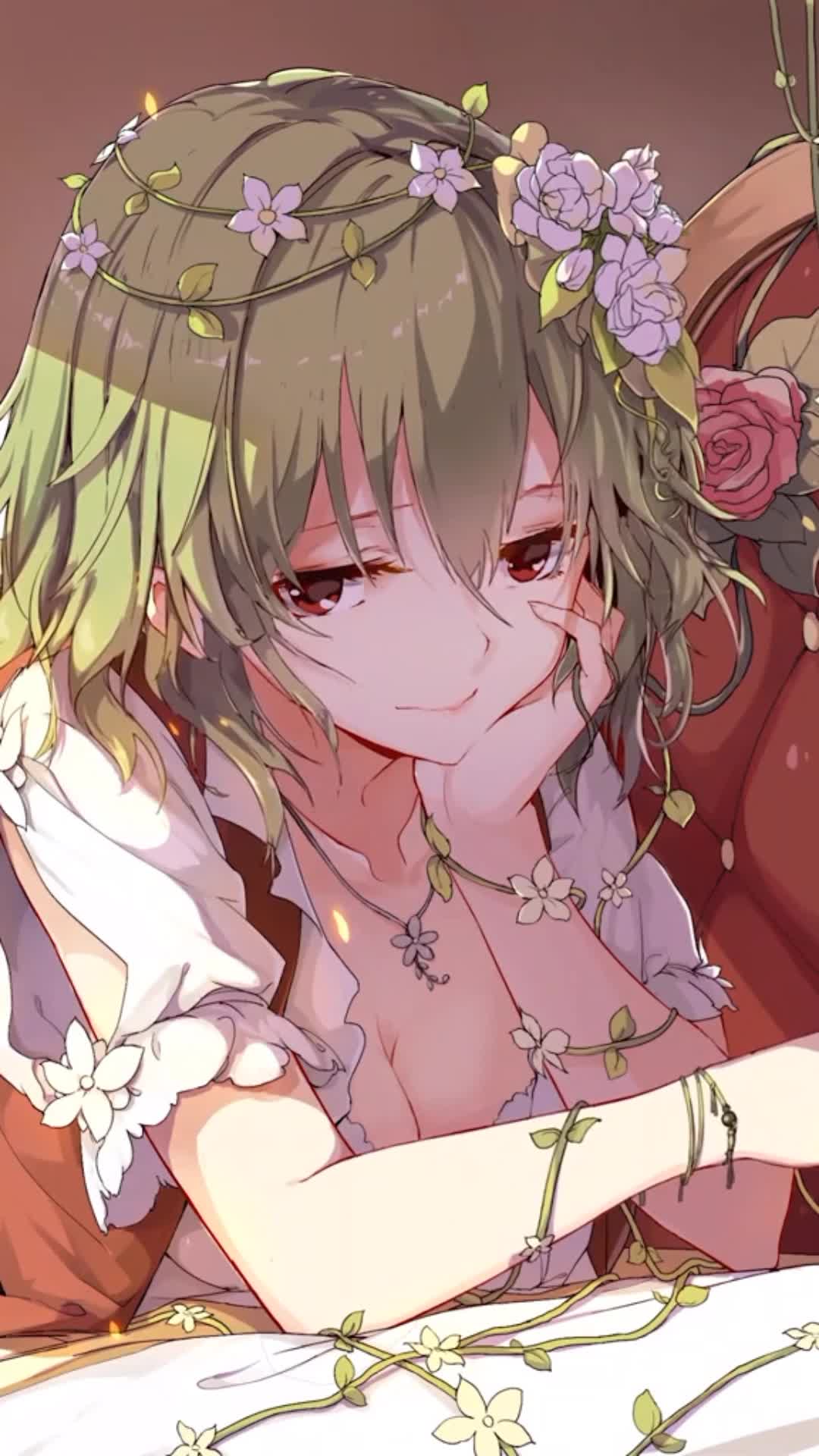 iPhone and Android Sad Anime Girl Phone Live Wallpaper