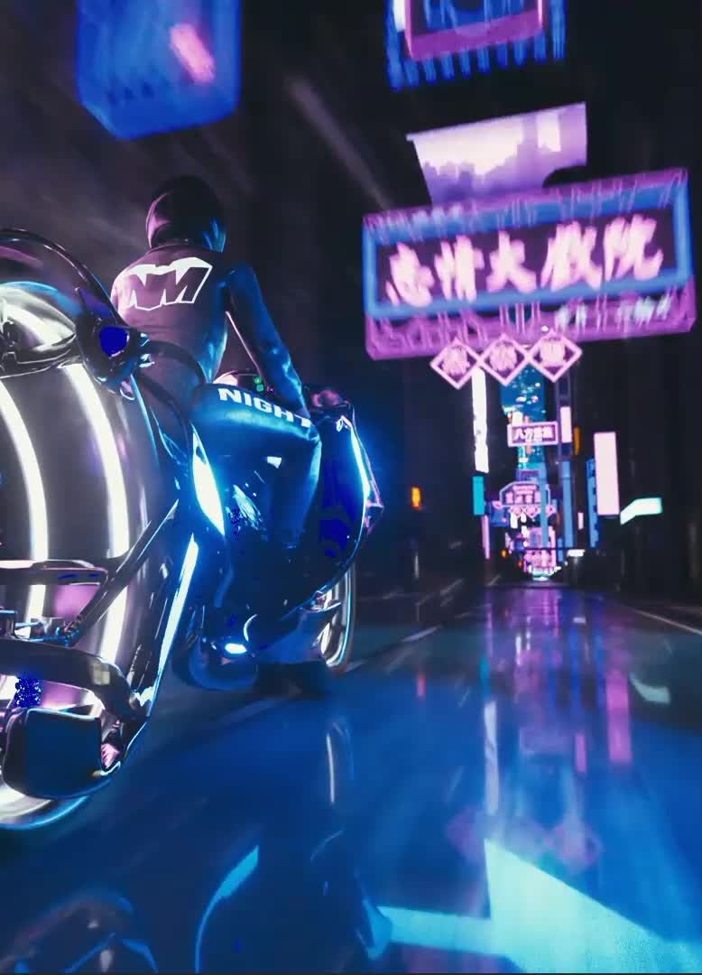 Android  iPhone Cyberpunk BikeLive Wallpaper For Phone
