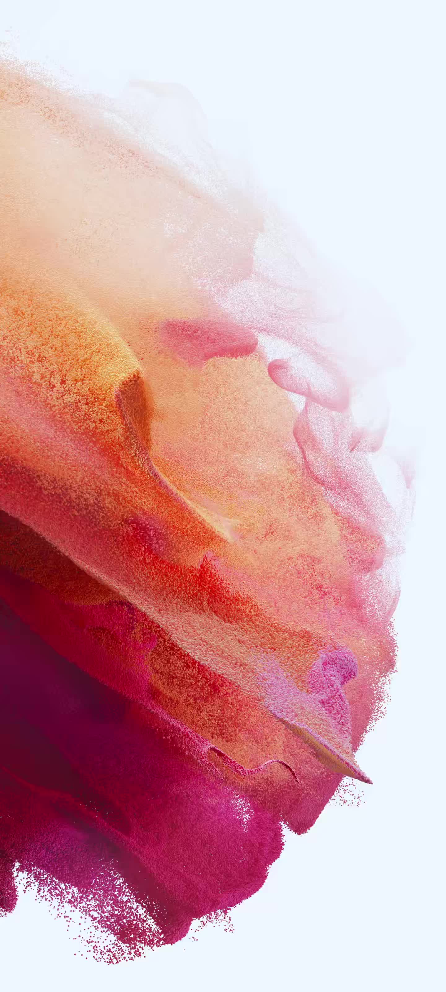 Orange Samsung Galaxy S21 Phone 4K Live Wallpaper