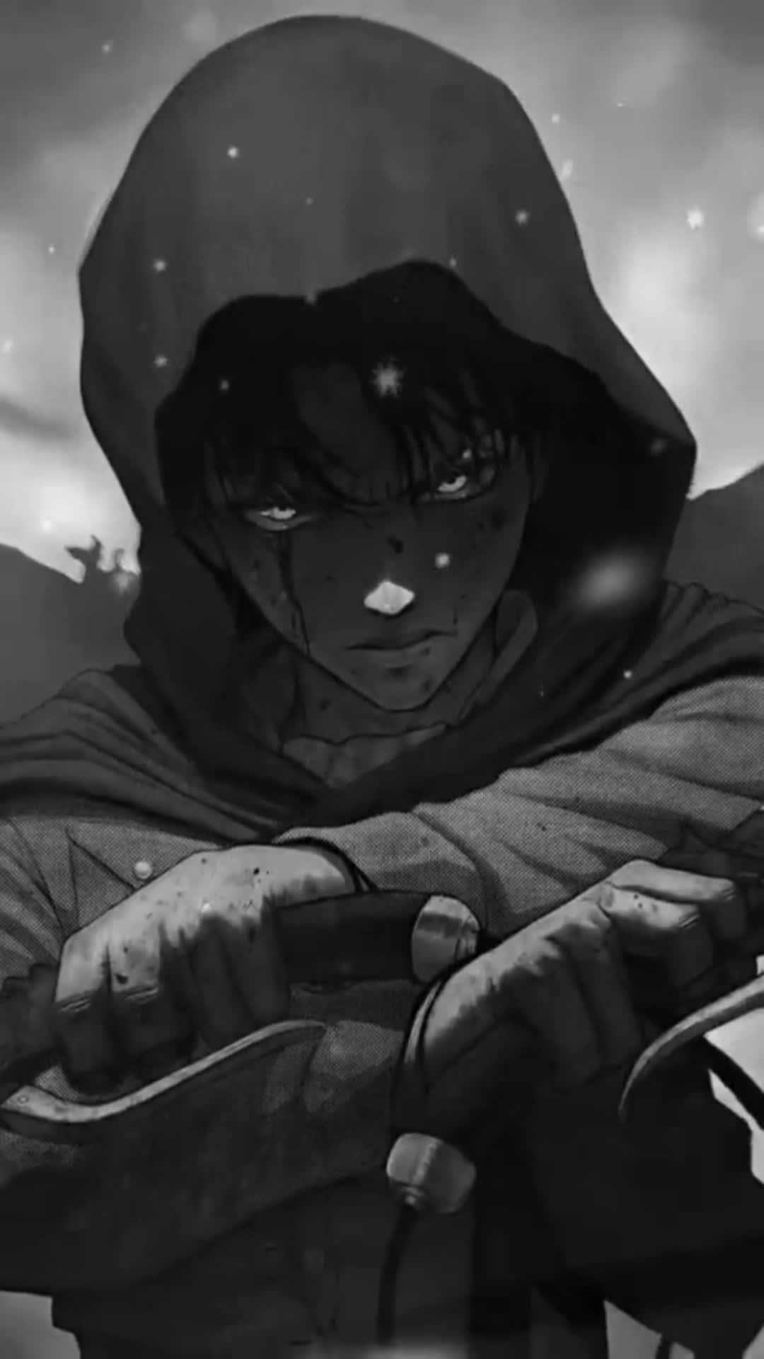 iPhone and Android Levi Ackerman Attack On Titan Anime Phone Live Wallpaper