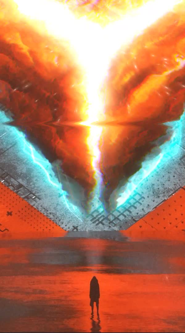 Android  iPhone Triangular Energy Live Wallpaper For Phone