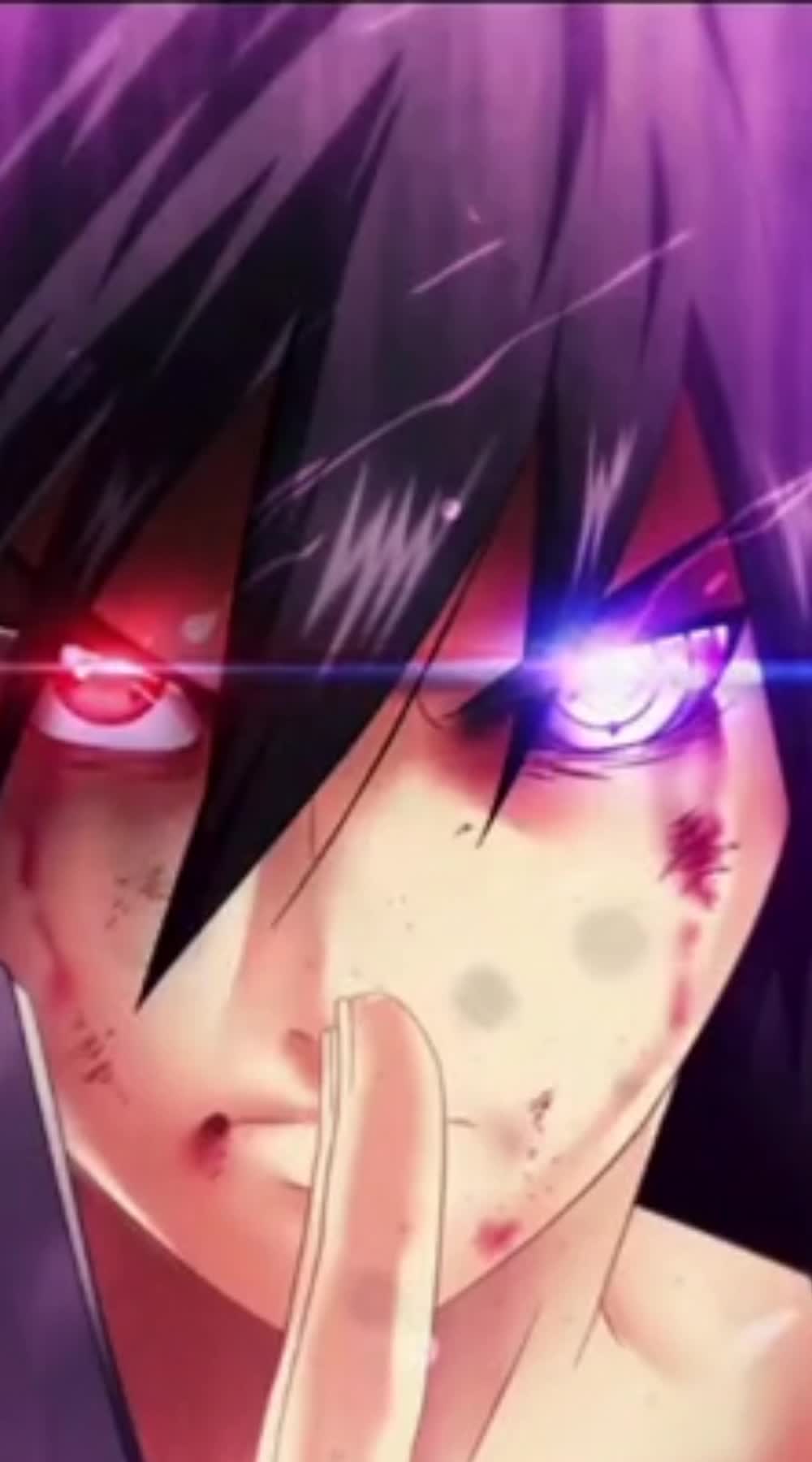 Cool Free Naruto Anime Uchiha Sasuke Android iPhone Live Phone Wallpaper