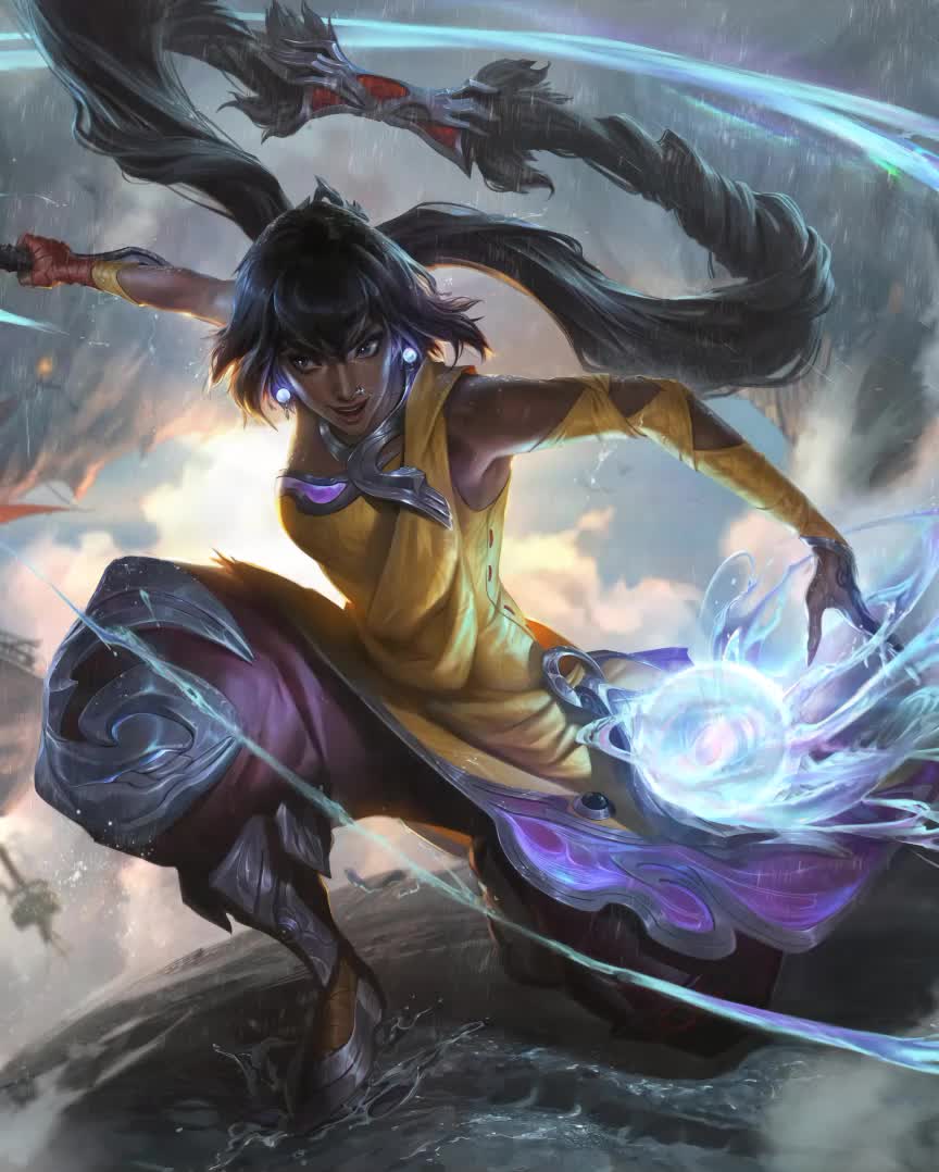 Android  iPhone Nilah League of Legends Live Wallpaper for Phone