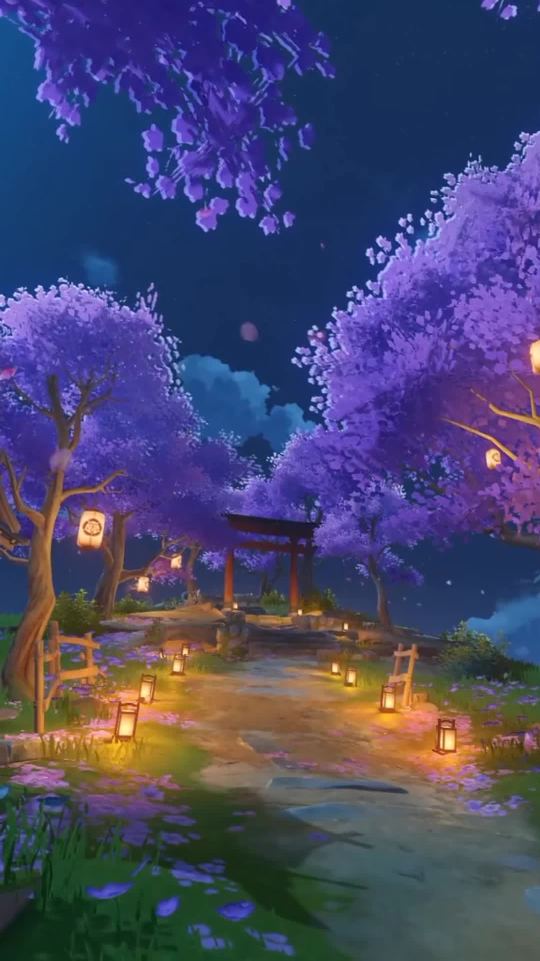 Android  iOS Genshin Impact scenery live wallpaper