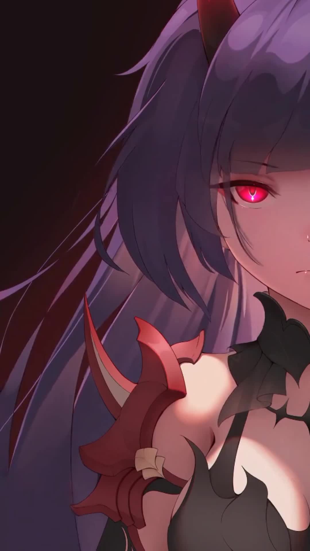 Raiden Mei Houkai Impact 3rd Live Anime Phone Wallpaper