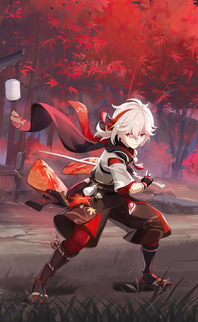 Android  iPhone Kaedehara Kazuha Genshin Impact Live Wallpaper For Phone