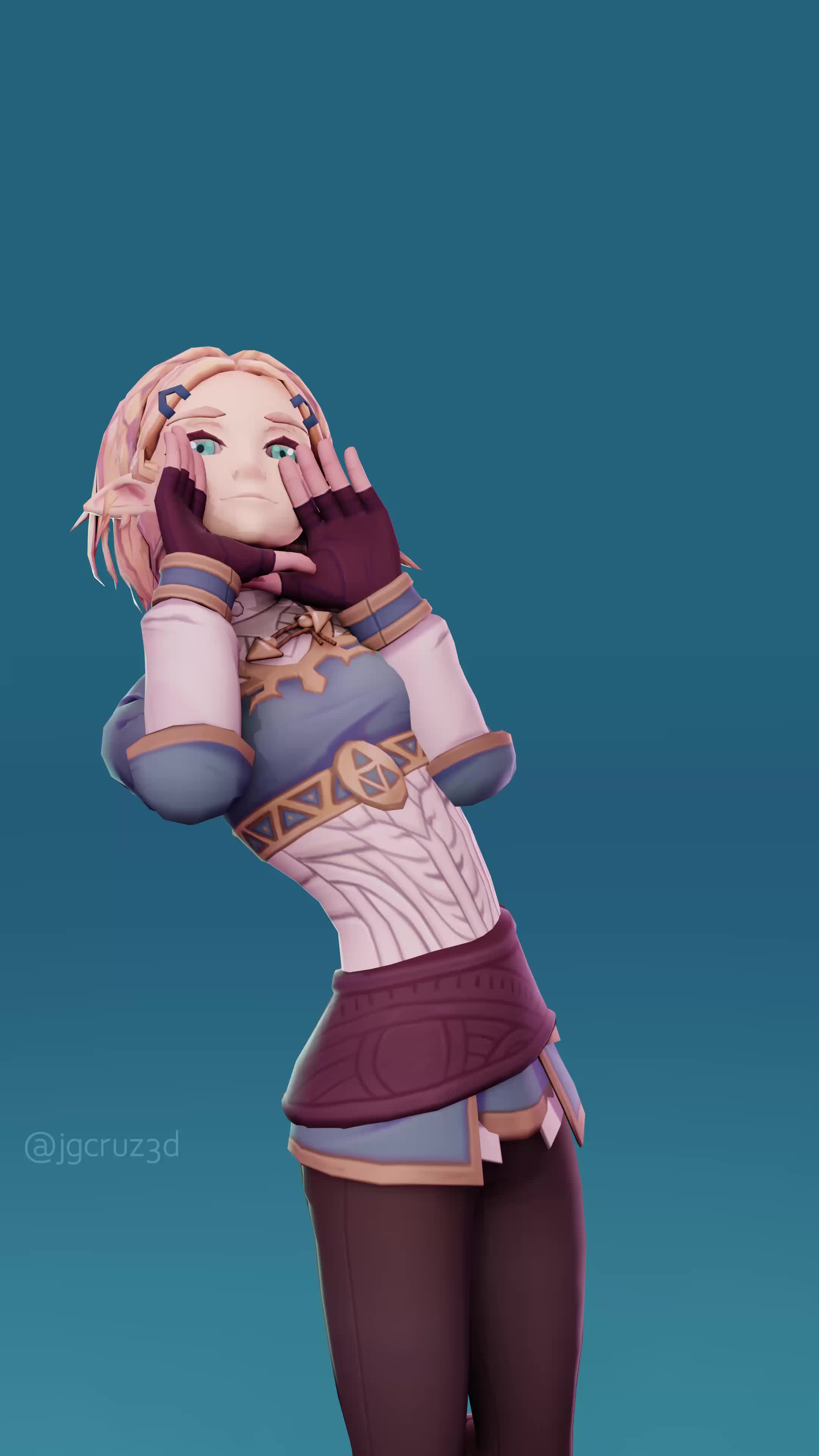 Android  iPhone Zelda Render Dance Live Phone Wallpaper