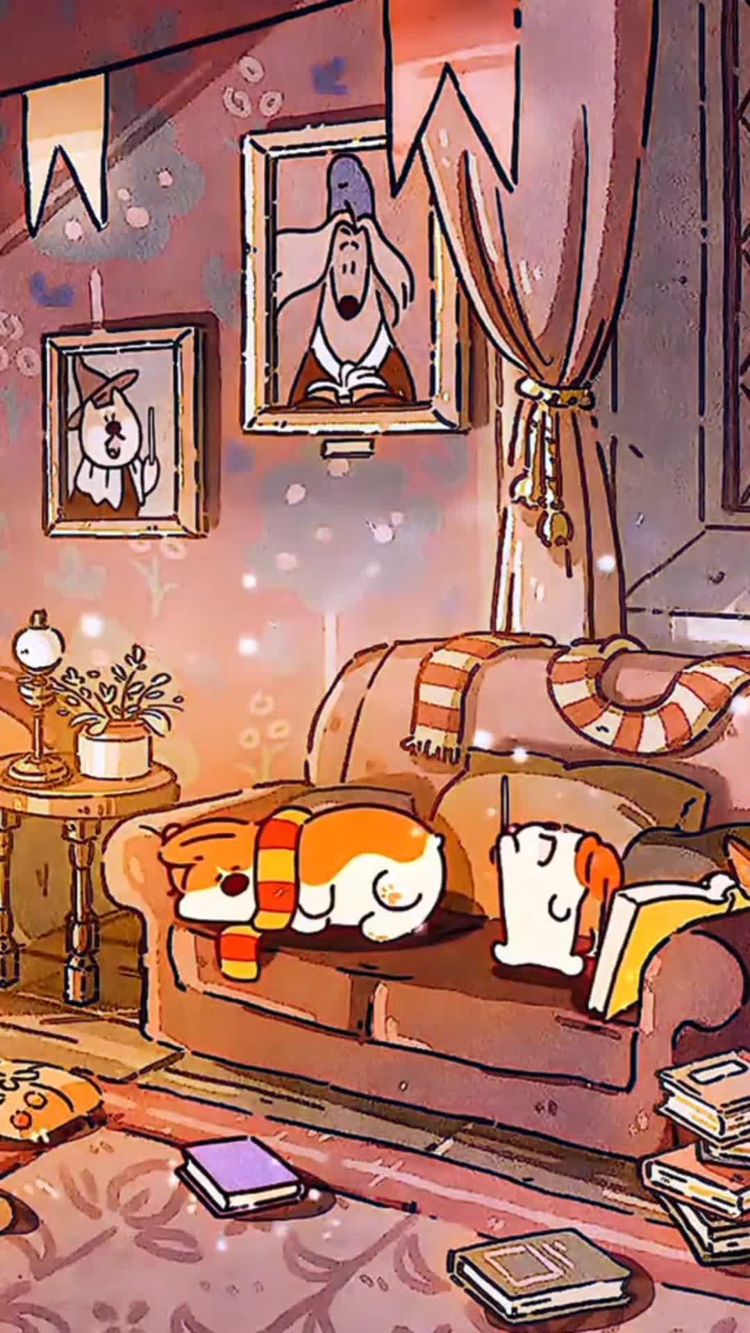 Android  iOS iPhone  chill magic dogs live wallpaper 