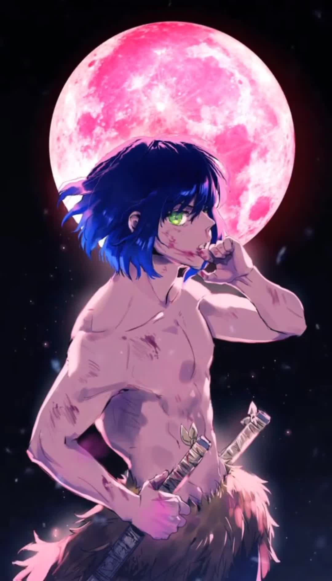 Android  iOS iPhone Demon Slayer Inosuke Live Wallpaper