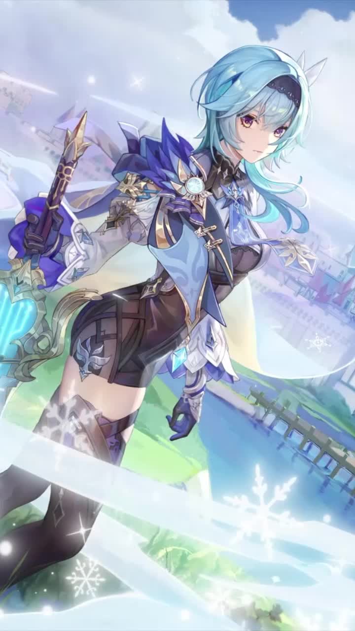 Game Eula Genshin Impact Phone Wallpaper Anime Iphone And Android